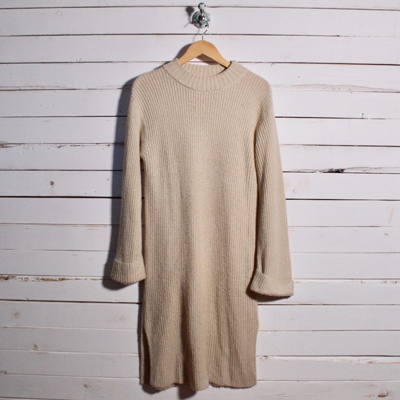 Twik Cozy Mock Neck Sweater Dress - Picture 1 of 6